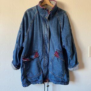 Vintage Current Seen Heavy Denim Dolman Sleeve Jacket